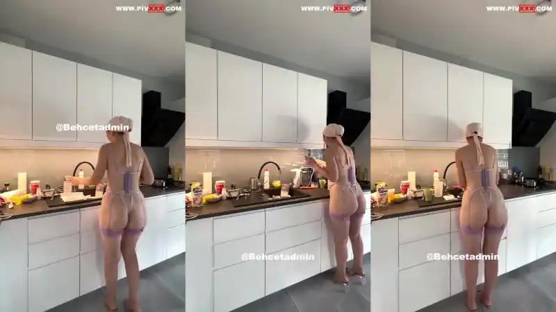 Cigdem yilmaz aktas mutfakta seksi i̇ç çamaşırıyla lavabo başında poz veriyor cigdemle hayat : porno türbanlı (Sansürsüz)