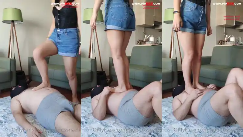 Dayanıksız şişko köleme soft trample yaptım – Sansürsüz türbanlı telegram