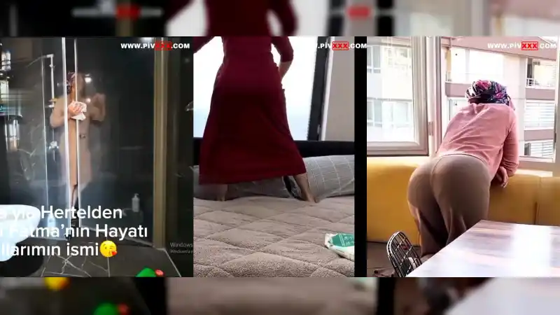 Fatma ile her telden evde kıvrılan kalçalar onu azdırıyor | türbanlı sex (Sansürsüz)