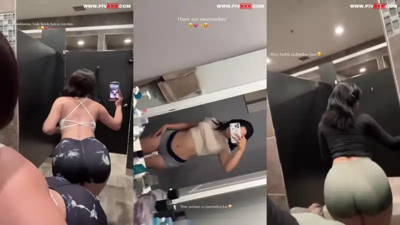İmahu kesitleri tek part kalça şovu ve banyo selfieleri – Sansürsüz porno türk türbanlı