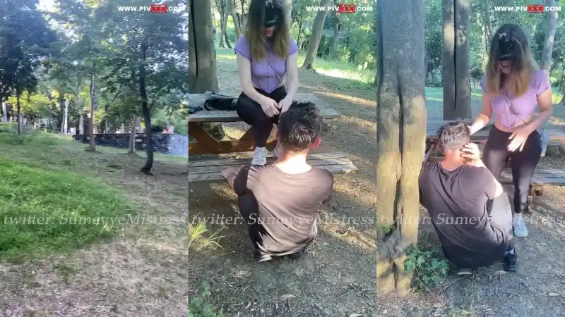 I tame this slave while people watching him | türbanlı telegram (Sansürsüz)