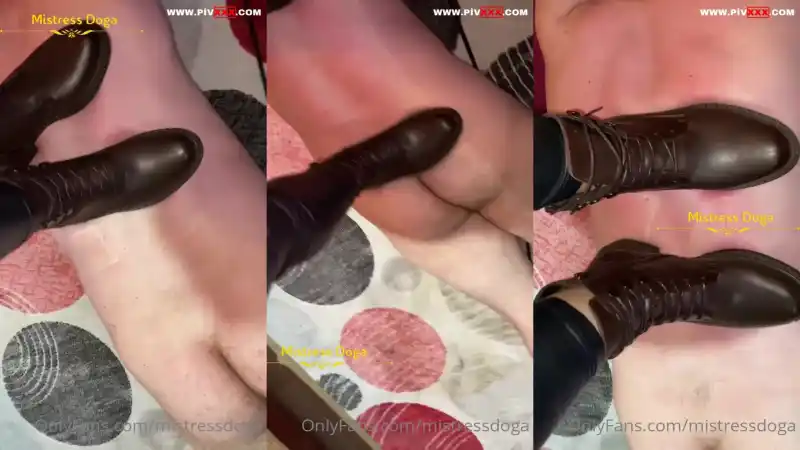 Kahverengi botlarımla sırt trample yapıyorum • mistress doğa | türbanlı pornolar (HD)