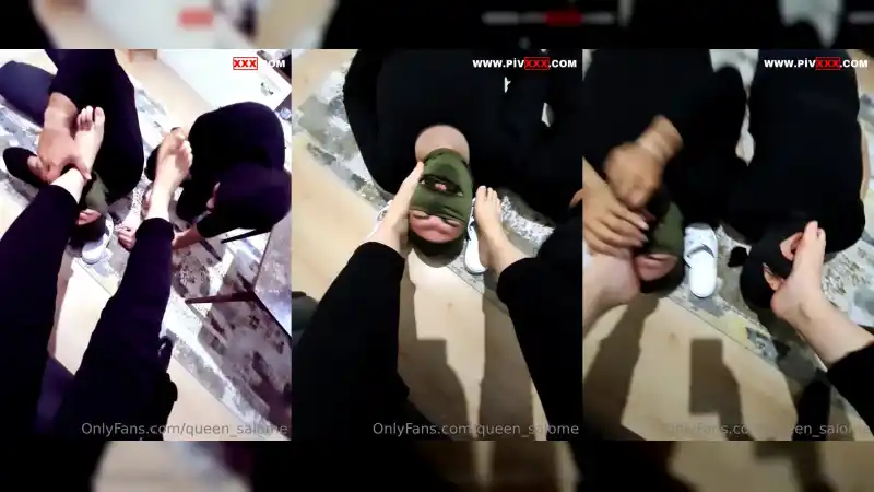 Kıtlıktan çıkmış gibi iştahla yalıyorlar • queen salome – Full İzle türbanlı pornosu