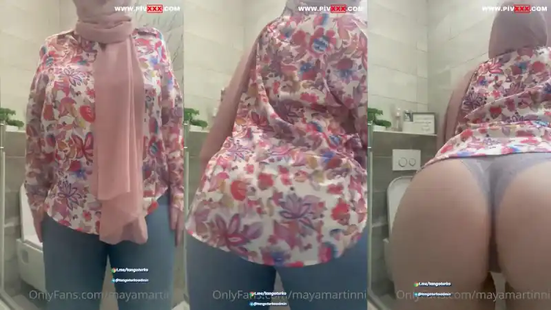 Mayamartinni onlyfans videosunda türbanlı halde üstünü açıp kalçalarını gösterdi | türbanlı sikis (Yeni 2026)