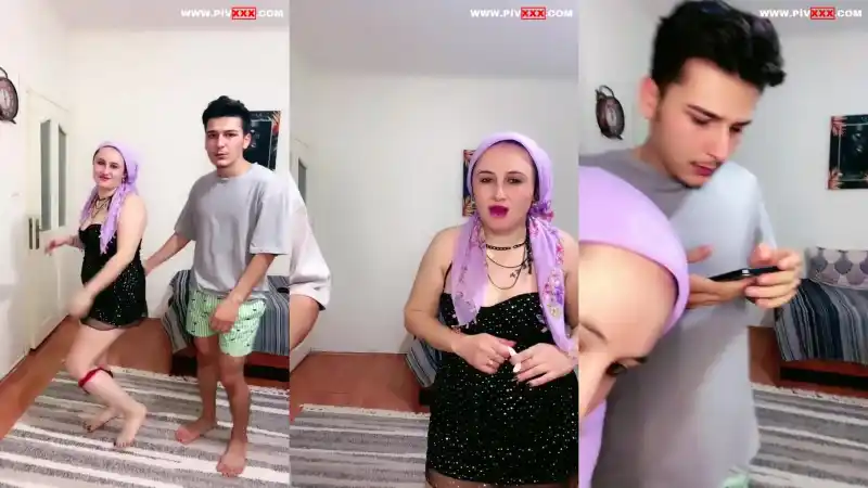 Meltem tango mor türbanla memelerini açıp dildo emiyor – HD türbanlı