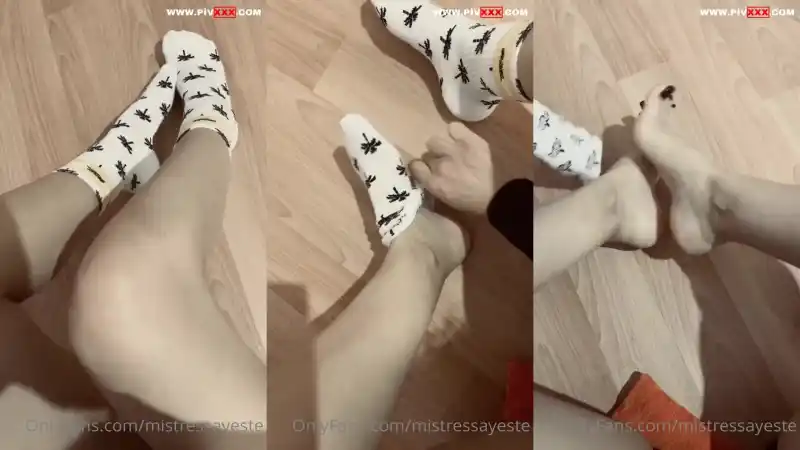 My divine socks • mistress şayeste – Türkçe Altyazılı türbanlı nude