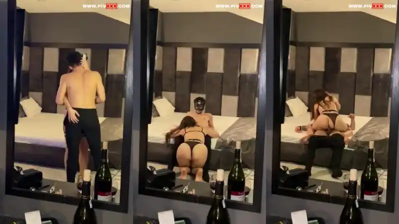 Otel odasında maskeli escort ile seks yapıyorlar – Full İzle türbanlı pornoları