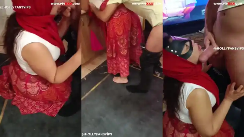 porno türk türbanlı: Azra cuckold maske takıp sakso çekiyor adamın sikini emiyor [Sansürsüz]