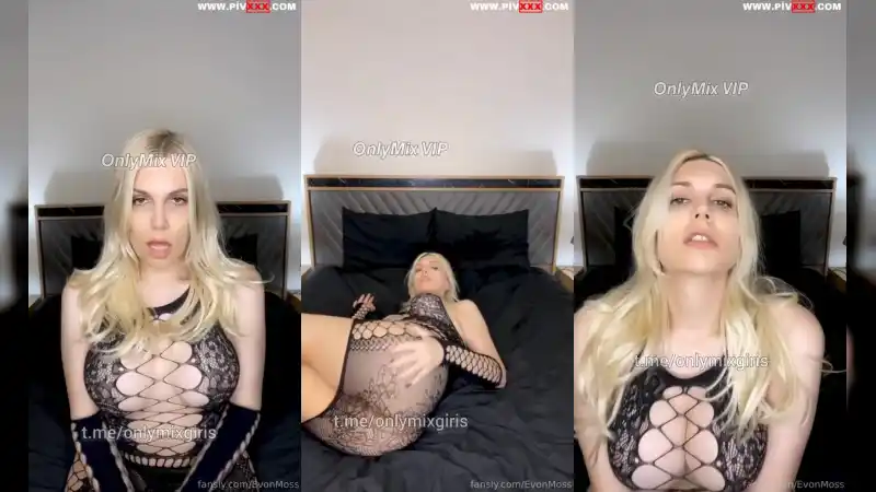 Sarışın evonmoss file kıyafetle yatakta kıvrılarak poz veriyor – HD türbanlı türk porno