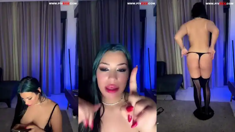 Serenay okay yeşil saçlı yayın şovunda memelerini sergiliyor tango dansı yapıyor – türk porno (HD)