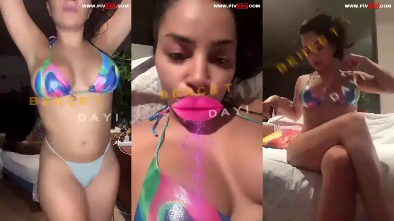 Serpil cansız bikiniyle yatakta ateşli şov yapıyor – porno izle (Türkçe Altyazılı)