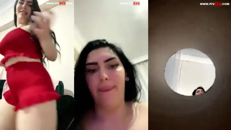 sotwe türbanlı: Cansu tango kırmızı tangasıyla kalçalarını açıp çikolata yiyor [Bedava]