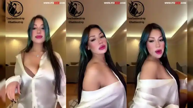 Tango serenay okay şov yapıyor beyaz bluzunu açıp poz veriyor – HD türbanlı pornosu