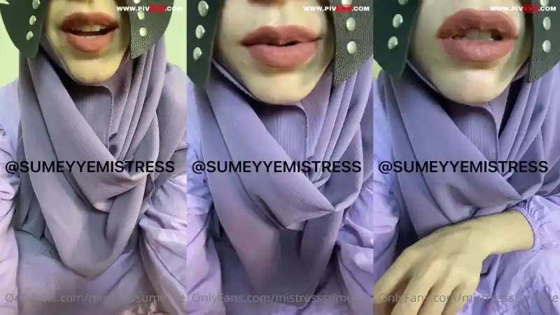 Tükürme ve yemek artığı videosu – türbanlı porno twitter (HD)