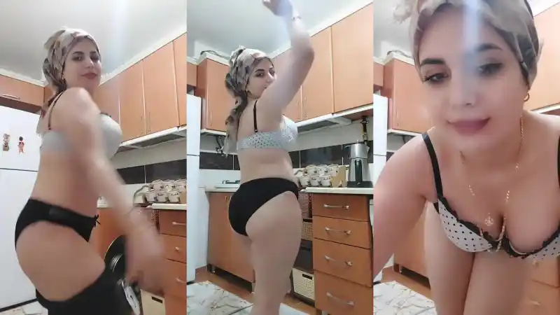 Türbanlı evli hatun mutfakta kıvırtıyor – porno türbanlı türk (Sansürsüz)