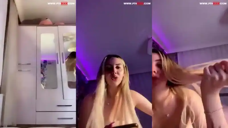 türbanlı ifşa twitter: Semfunny sarışın hatun yatakta kıvırıyor eteğini sıyırıp [HD]