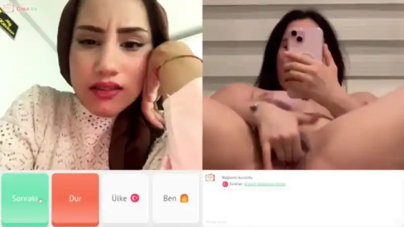 Türbanlı kız omegle’de amcığını parmaklayan kadını izliyor Türk türbanlı ifşa – türbanlı kadınlar (Yeni 2026)