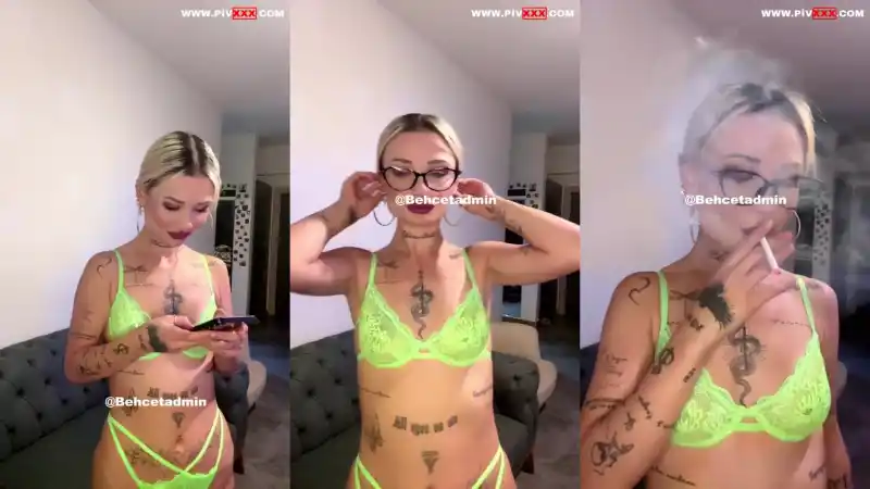 türbanlı nude: Japoncuk tango live i̇fşa yeşil dantelli tangasıyla [Yeni 2026]