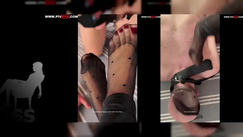 türbanlı nude: Naylon çoraplı ayaklarımı yalattım [Sansürsüz]