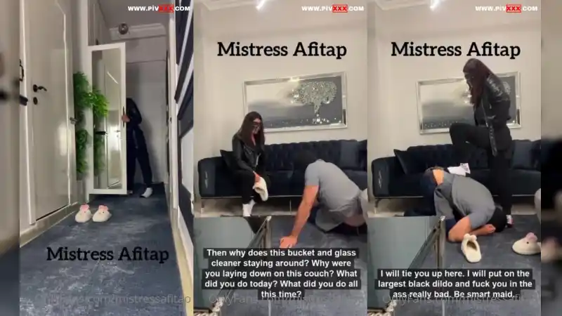 türbanlı seks: Uyuya kalan köleye yapılması gereken !! • mistress afitap [HD]