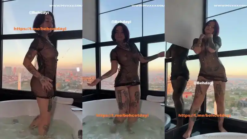 türbanlı sex: Yağmur sulu sulu jakuzide twerk [Bedava]
