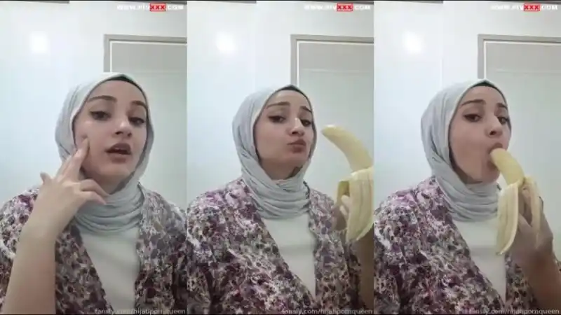 türbanlı sotwe: Türbanlı sevim muzu ağzına sokup sakso çekiyor [Bedava]