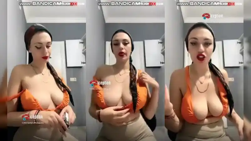 türbanlı türk porno: Türbanlı lames sigara içip göğüslerini sergiliyor webcamde [Türkçe Altyazılı]