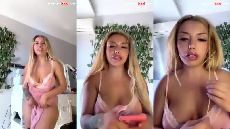 türbanlı twitter: Tango açelya pembe tangasıyla webcamde göğüslerini okşuyor [HD]