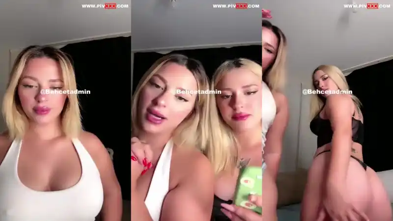 türk türbanlı porno: Lisa tango ve sarışın arkadaşı webcamde lezbiyen şov yapıyor [Full İzle]
