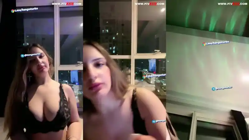 Tusem tango canlıda memelerini ve amını açıp okşuyor – türbanlı twitter (HD)