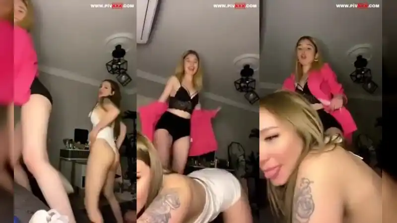 twitter türbanlı porno: Ceyda aria sarışın arkadaşıyla ateşli yayın şovunda coşuyor [Sansürsüz]